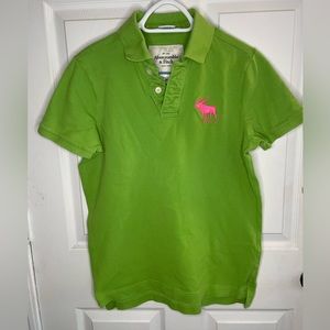 Abercrombie & Fitch Vintage Logo Short Sleeve Polo Men’s M